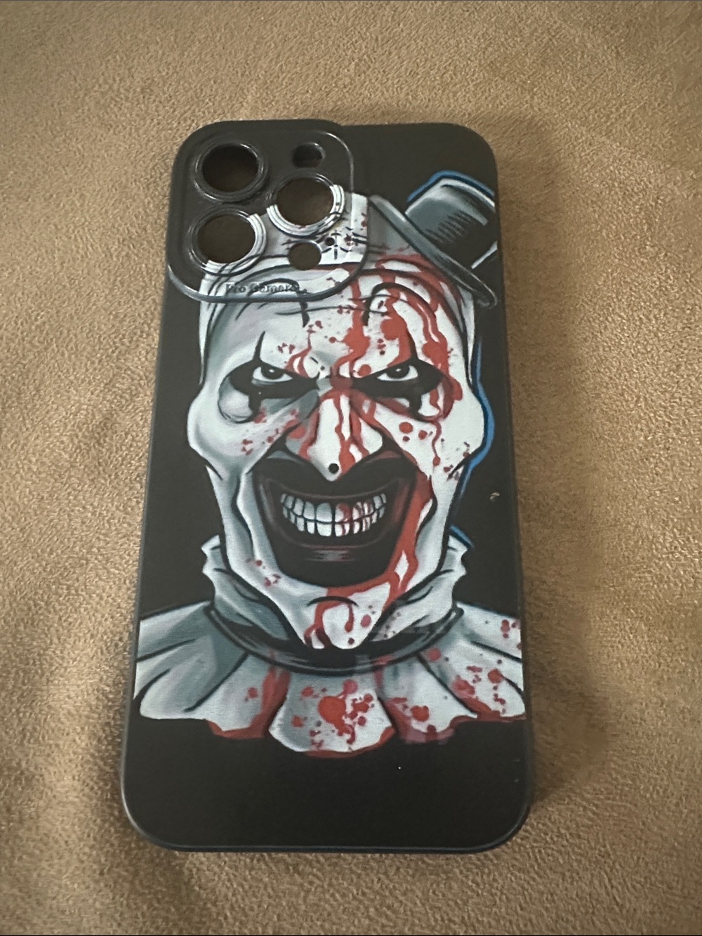 iPhone 15 Pro Max Horror collage Halloween siliconephone case. Brand new.